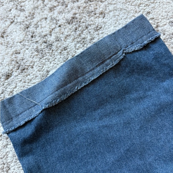 Blue Drawstring Jeans Pants - Picture 4 of 4